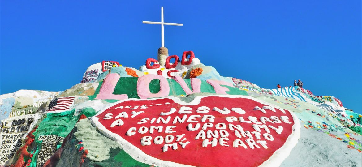 Salvation Mountain california usa